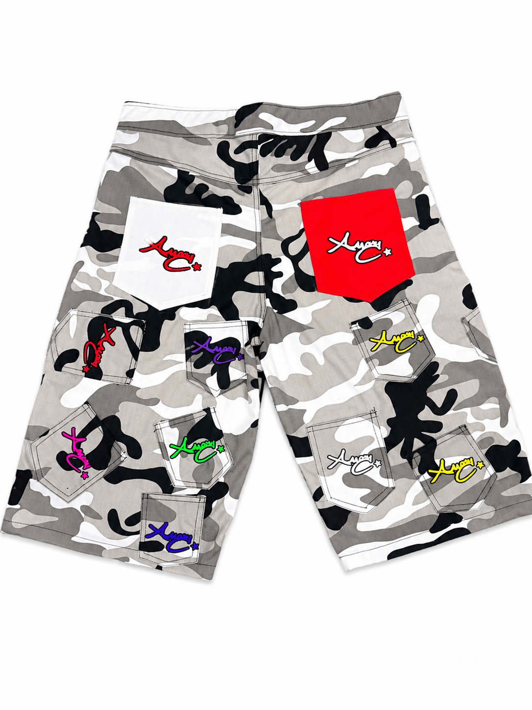 AmoryU$ White Camo $horts$